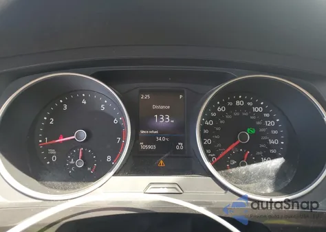 2019 Volkswagen Tiguan Se из США, поврежденный, VIN 3VV2B7AX9KM196612